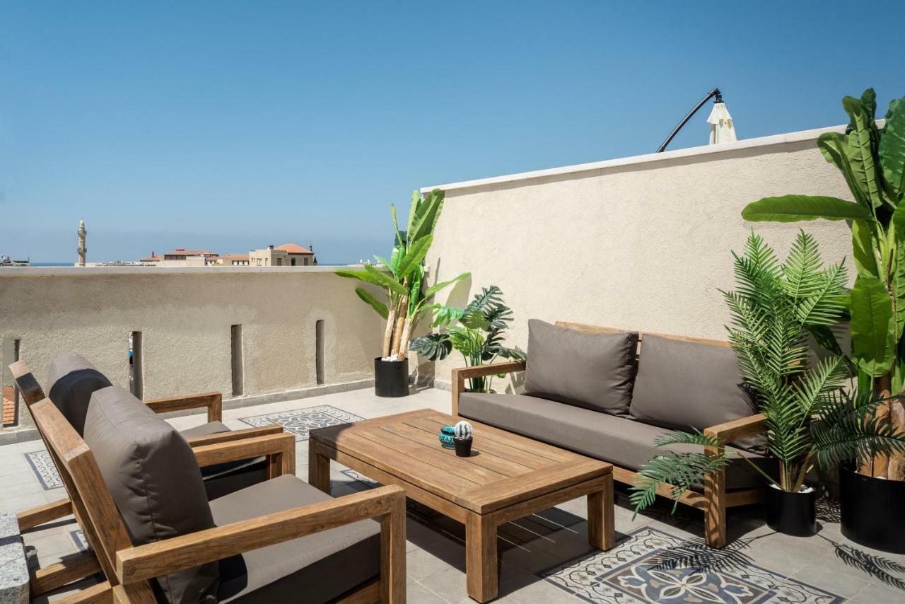 Duplex With Sea View Terrace Above The Flea Market Tel Aviv Exterior foto