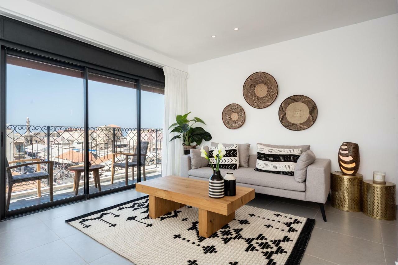 Duplex With Sea View Terrace Above The Flea Market Tel Aviv Exterior foto